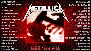 Metallica Greatest Hits Full Album - Best Songs Of Metallica Playlist 2023