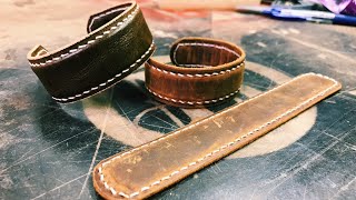 Leather Cuff: DIY Leather Bracelet