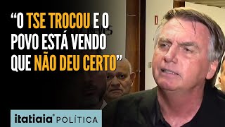 BOLSONARO REPERCUTE PESQUISAS QUE APONTAM ALTA NA REJEIÇÃO DE LULA: \