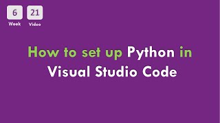 [6-21] CS50x In Arabic - How to set up Python in Visual Studio Code 2021