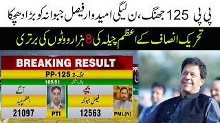 Surprise Ready For PMLN In PP 125 !! PTI Candidate Leading Once Again