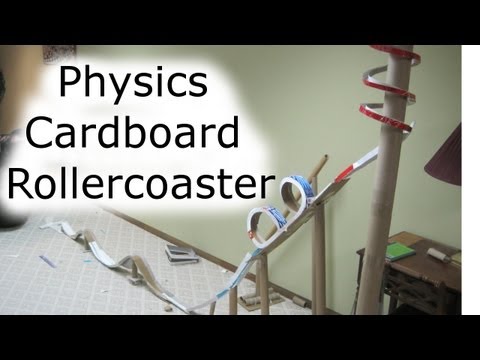 How To: Build a Cardboard Rollercoaster (Physics Class) How To: Build a Cardboard Rollercoaster (Physics Class)