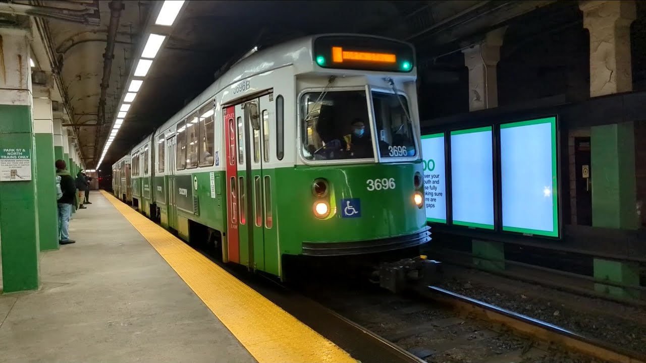 MBTA Subway "The T" : North Station Bound Type-7 & Type-8 Green Line ...