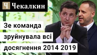 Зе команда зруйнувала всі досягнення 2014 2019!