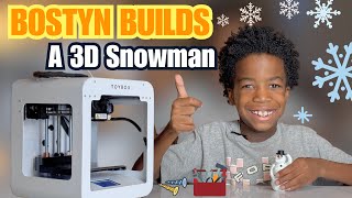 Let’s Build a 3D Snowman! Fun with My Toybox 3D Printer  (@toyboxlabs1268 )| Bostyn Builds