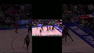 NBA HIGHLIGHTS🏀🏀: Nice move by Sadiq Bey for the #detroitpistons vs #bostonceltics