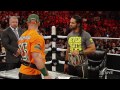 John Cena vs. Seth Rollins Contract Signing Raw, Aug. 17, 2015