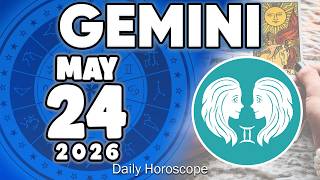 𝐆𝐞𝐦𝐢𝐧𝐢 ♊ URGENT❗️ DON’T SAY ANYTHING TO ANYONE PLEASE😔🙏 Horoscope for today MAY 24 2026 🔮 #horoscope