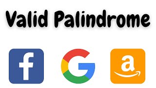 valid palindrome leetcode python solution