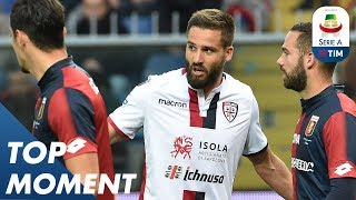 Pavoletti puts Cagliari ahead with brilliant strike! | Genoa 1-1 Cagliari | Top Moment | Serie A