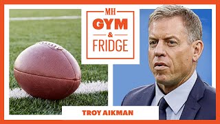 NFL Hall Of Famer Troy Aikman Shows His Gym & Fridge | Gym & Fridge | Men's Heal