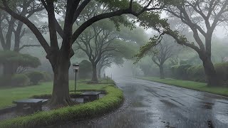 Serene Rain Sounds for Stress-Free Living: Relaxing White Noise for Sleep and Calm