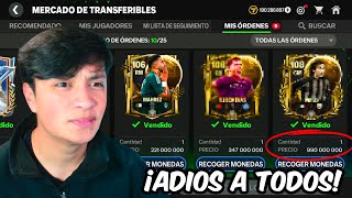 😭 ¡Vendí TODOS Mis Jugadores de FC Mobile!