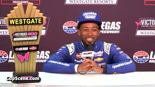 NASCAR at Las Vegas Motor Speedway, Mar. 2024: Rajah Caruth Truck race winner