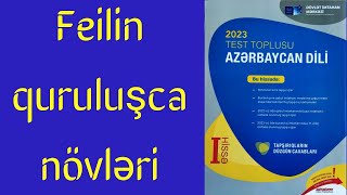 Feilin quruluşca növləri . Azərbaycan dili test toplusu