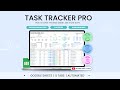 Task Tracker Pro Google Sheets Tutorial | Eisenhower + Kanban + Calendar Planner