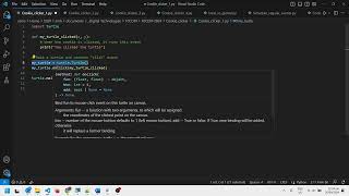 Cookie clicker in Python Turtle video 1 - onclick() events