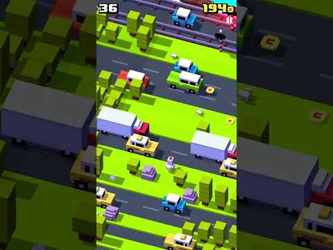 Jugabilidad creativa de Crossy Road #crossyroad #mobilegame #gamingchannel