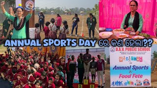 DAV ର 2nd Annual Sports Day | ମା ଲଗେଇଲା Food Stall | ମା ମୁଁ Game ରେ Participant କଲୁ| #vlog 34 |