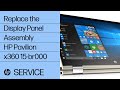 Replace the Display Panel Assembly | HP Pavilion x360 15-br000 | HP