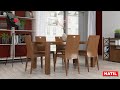 Irving 155  and  Sofia 155 | Dining Table/Dining Chair | Dining Set | HATIL India