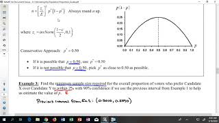 8.1 Minimum Sample Size