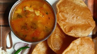 Kumno ban shet Puri Sabji| How to make Puri Sabji|with English Subtitles