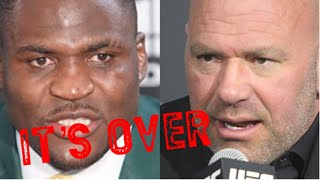 Dana White: Francis Ngannou RELEASED  from UFC