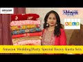 Amazon Wedding Special Heavy Embroidery Kurti/Kurta Set Haul | Ranjana R