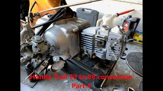 Honda Trail 70 to 88 Conversion CT70 Part 4