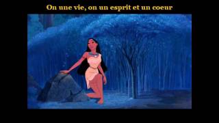 Pocahontas - L'air du vent (+ parole)