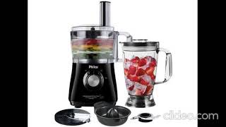 Multiprocessador Philco Preto All in One 2 Citrus - 2 Velocidades + Pulsar 800W