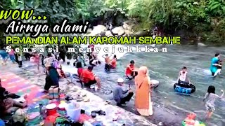 Airnya alami, Pemandian Alam Karomah Sembahe|Deli Serdang