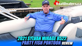 2021 Sylvan Mirage 8522 Party Fish Pontoon Boat Review