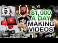How To Make $1,000 A Day On YouTube