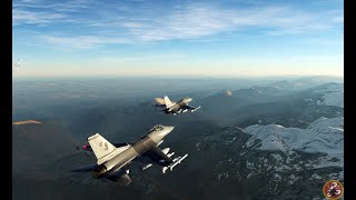 DCS World - Indian air force vs Pakistan Air force | Su30 vs F16 - They are addicted to tea ?
