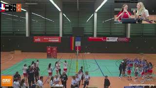 3-Nationen-Volleyball-Woche / U18 weiblich / Frankreich vs. Tschechien