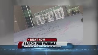 Officials seek Sunrise Mountain High School vandals