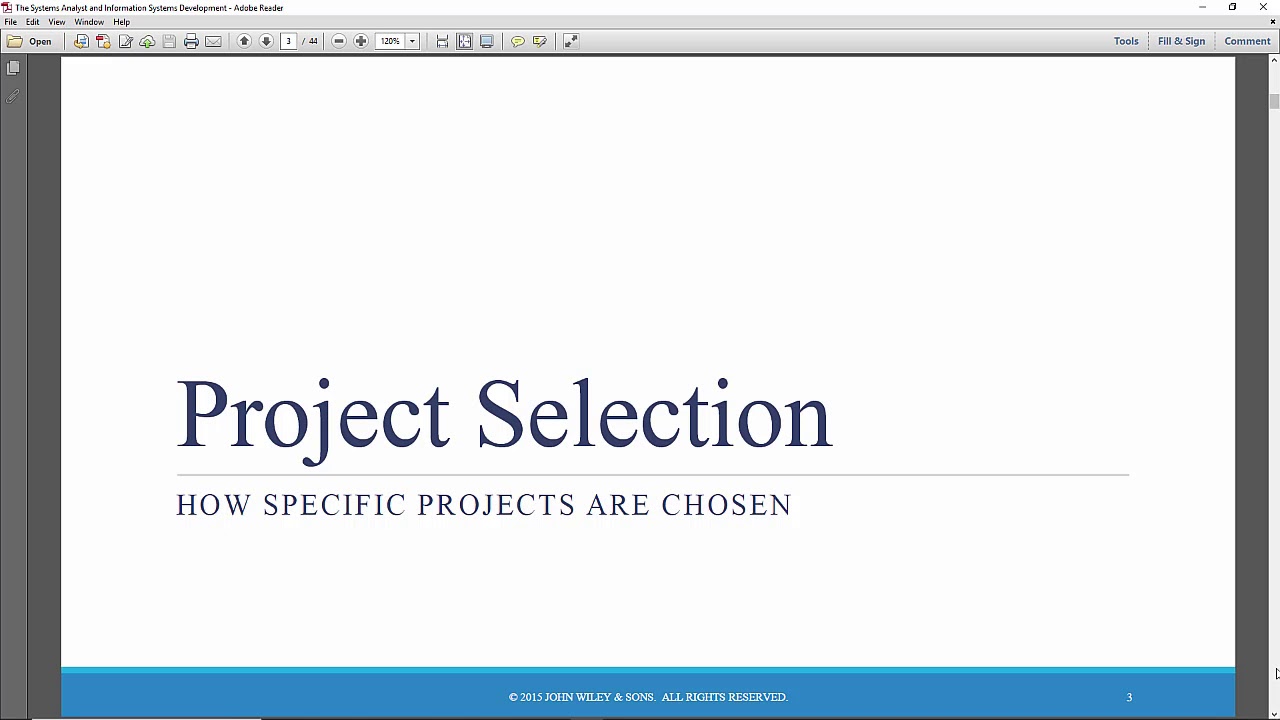 Chapter 2 IS Development Project Selection Introduction - YouTube