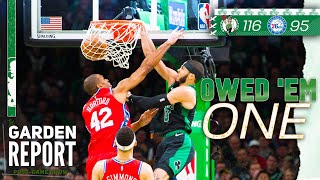 Celtics Send a Message in Win vs Sixers | Garden Report