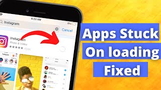 Apps Not Downloading in iPhone iOS | Apps Stuck On loading iPhone Fixed