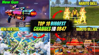 Top New Changes in OB47 Update🥳🤯 | free fire new event | Ff New Event | Upcoming events in free fire