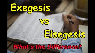 Exegesis vs Eisegesis