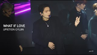 221012 쇼케이스 'What If Love' 업텐션 규진 직캠 (UP10TION GYUJIN FOCUS)