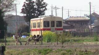 関東鉄道竜ヶ崎線キハ532 入地～竜ヶ崎 小鉄橋通過