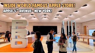 World-Famous Apple Store – Apple 5th Avenue New York Full 4K Tour | iPhone 17 Pro Max & iPhone Air