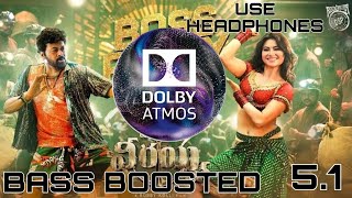 BOSS PARTY SONG || BASS BOOSTED SONG 5.1 ||DOLBY ATMOS || CHIRENJEEVI ,,,,,