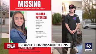 Police concerned about two teens missing from Utah area