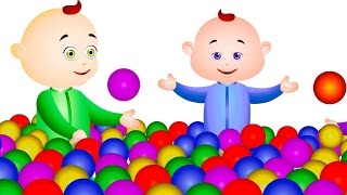 Five Little Babies Playing With Balls & Many More Rhymes - JamJammies Nursery rhymes & kids Song