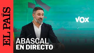 VOX EN DIRECTO | Santiago Abascal da una declaración tras la reunión del Comité Ejecutivo Nacional